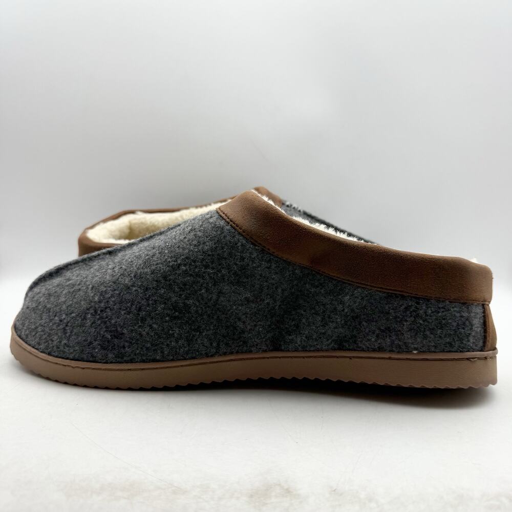 Dearfoams Mens Warner Clog Slippers US XL 13-14 EU 46.5 Grey NWT - Picture 7 of 12